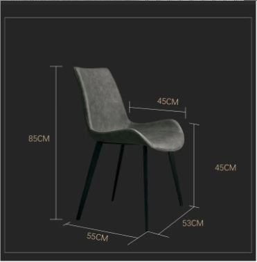 Cadeira de Jantar Basic White Arrow Cor: Cinza