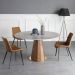 Cadeira de Jantar Basic White Arrow Cor: Marrom