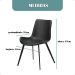 Cadeira de Jantar Basic White Arrow Cor: Preta