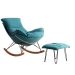 Poltrona de Balanço Easy Cozy Cor:verde White Arrow