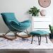 Poltrona de Balanço Easy Cozy Cor:verde White Arrow