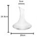 2 Jarras Decanter para Vinho Vidro 1,5 Litros Wolff Decantador para Adegas Bares