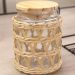 2 Potes Herméticos Vidro com Sisal Tampa Madeira Wolff 750ml