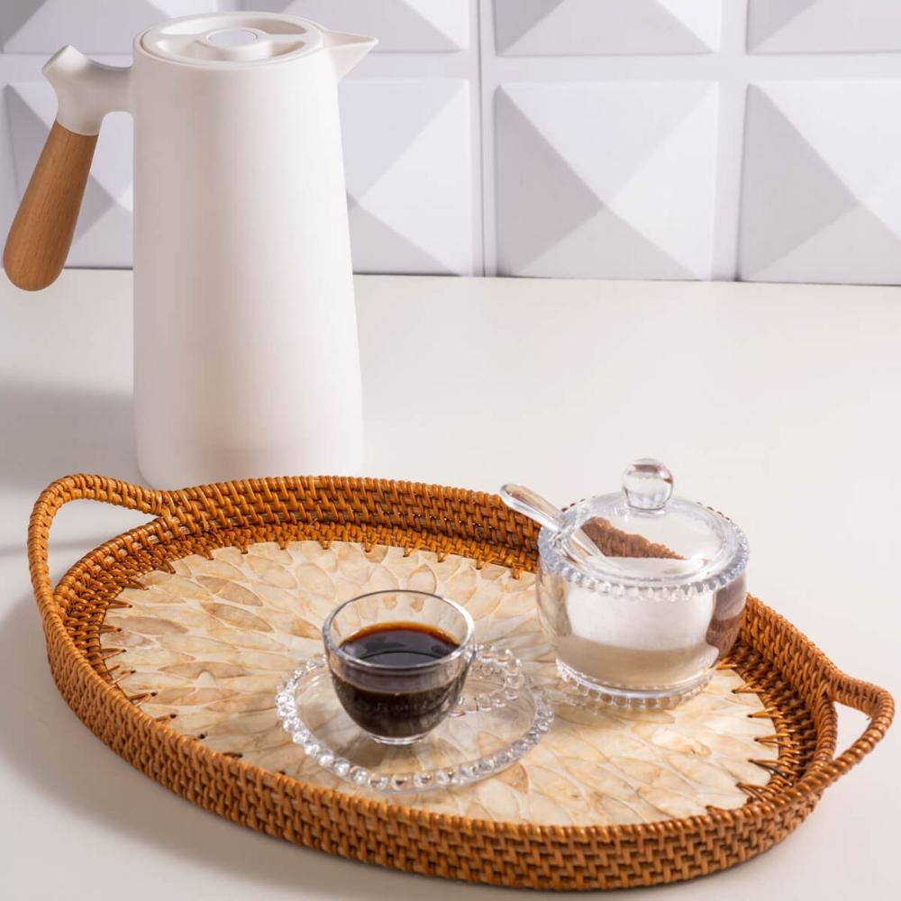 24 Potes para Açúcar 200ml Wolff Vidro Cristal Açucareiros Colher para Servir Restaurantes Hotéis