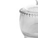 24 Potes para Açúcar 200ml Wolff Vidro Cristal Açucareiros Colher para Servir Restaurantes Hotéis