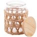 3 Potes Herméticos de Vidro Sisal Wolff 750 520 350ml Temper