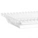4 Travessas Retangulares Bandeja Petisqueira Cristal Pearl Wolff 30x13x3cm para Mesa Posta