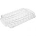 5 Bandejas Cristal Festas Buffet com Alça 35x21x3cm Wolff Travessa Angel Servir Decorar