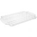 5 Bandejas Cristal Festas Buffet com Alça 35x21x3cm Wolff Travessa Angel Servir Decorar
