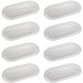 8 Travessas Bandejas de Mesa Cristal Pearl Wolff 30x15x2cm Oval para Buffet Restaurante