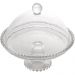 Boleira Wolff Prato para Queijo 19,5cm Cristal com Pé e Tamp