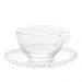 Conjunto Chá e Café Cristal 5 peças Linha Pearl Wolff para Mesa Posta Refinada