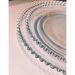 Conjunto Sousplat e Prato Raso 28cm em Cristal Pearl Wolff Transparente Mesa Posta