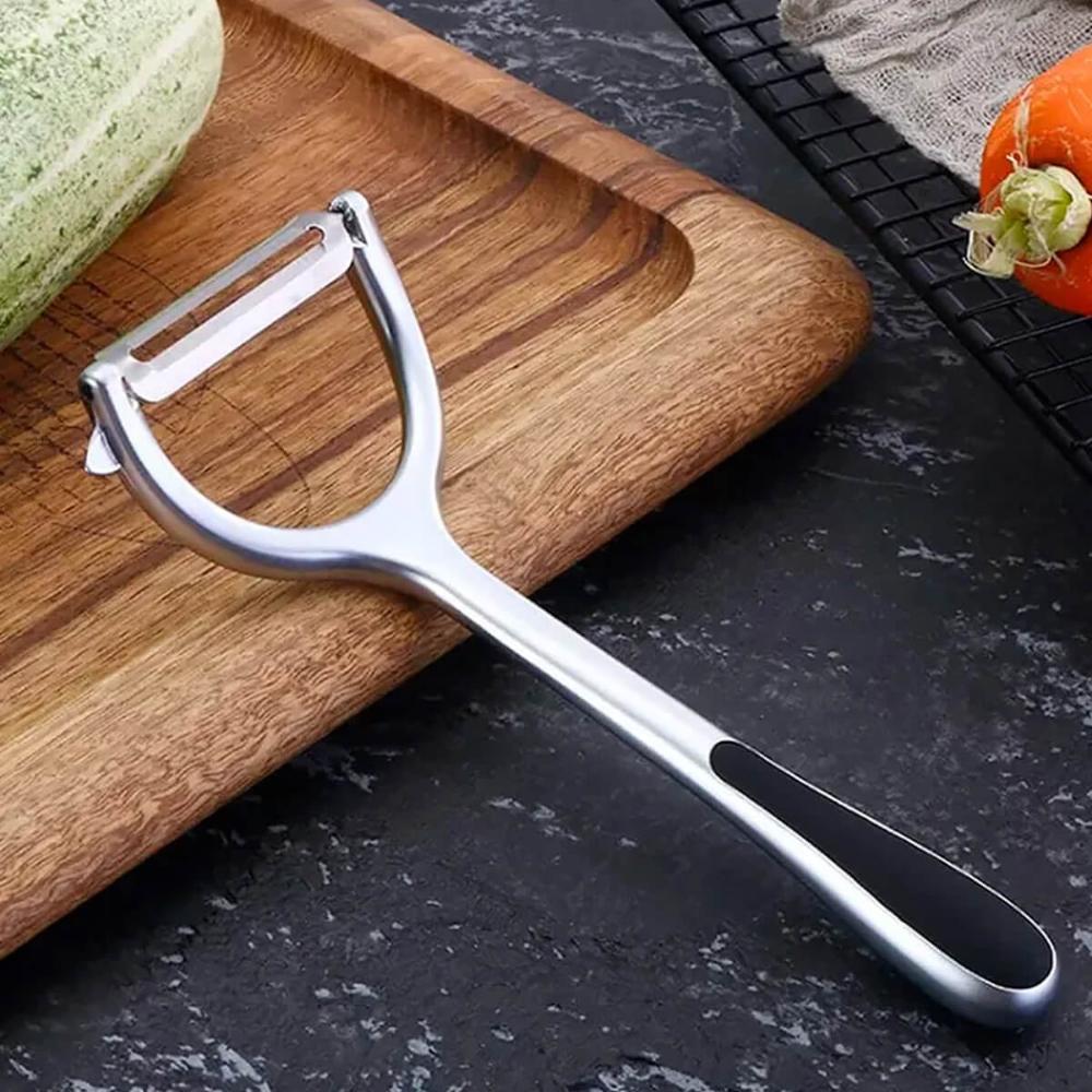 Descascador de Alimentos Manual em Aço Inoxidável Wolff Chef Pro com Cabo Antiderrapante