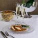 Jogo 4 Pratos de Sobremesa Wolff Pearl Cristal Rasos 20cm Pr