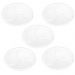 Jogo 5 Petisqueiras De Cristal 23cm Wolff Pearl 3 Divisórias Doces Aperitivos Mesa Posta 