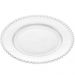 Jogo de Pratos Rasos 28cm de Cristal 20 peças Linha Pearl Wolff para Mesa Posta Restaurantes
