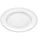 Jogo de Pratos Rasos 28cm de Cristal 20 peças Linha Pearl Wolff para Mesa Posta Restaurantes