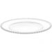 Jogo de Pratos Rasos 28cm de Cristal 20 peças Linha Pearl Wolff para Mesa Posta Restaurantes