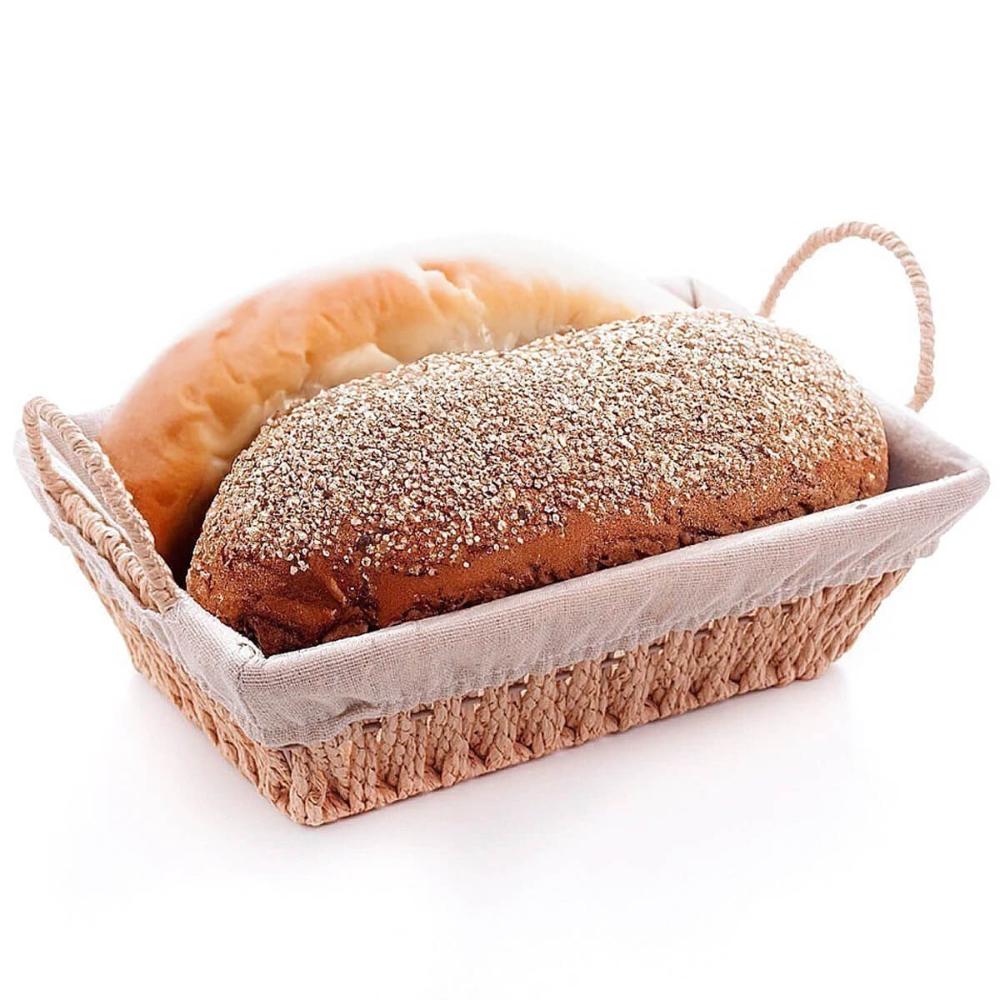 Kit 10 Cestas para Servir Porções Restaurantes 29x19x12cm Pães Forro Tecido Wolff Frutas Decoração