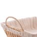 Kit 15 Cestas para Servir Pães 29x19x12cm Restaurantes Forro Tecido Wolff Frutas Decoração