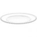Kit 6 Pratos Rasos de Cristal Pearl Wolff 28cm Redondo Borda