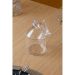 Manteigueira Francesa Bird Transparente