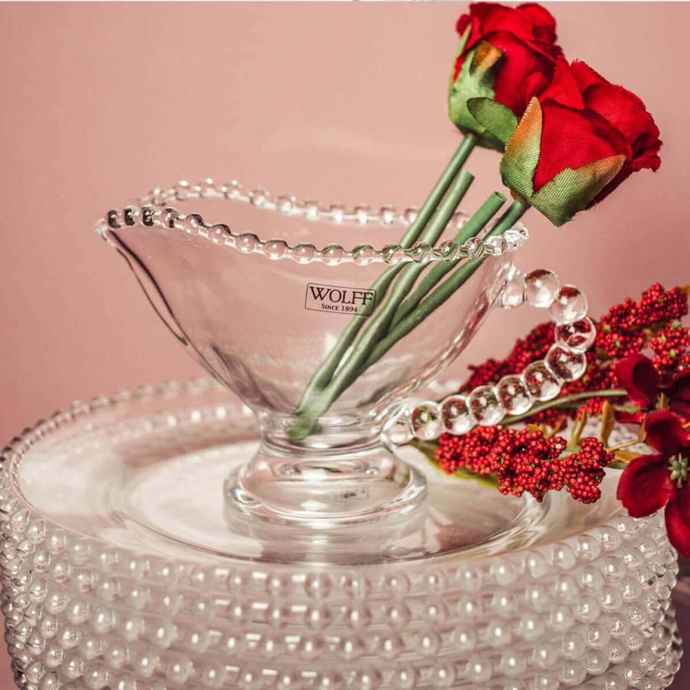 Molheira 140ml e 40ml Mini Molheira Pearl Wolff Cristal Sala