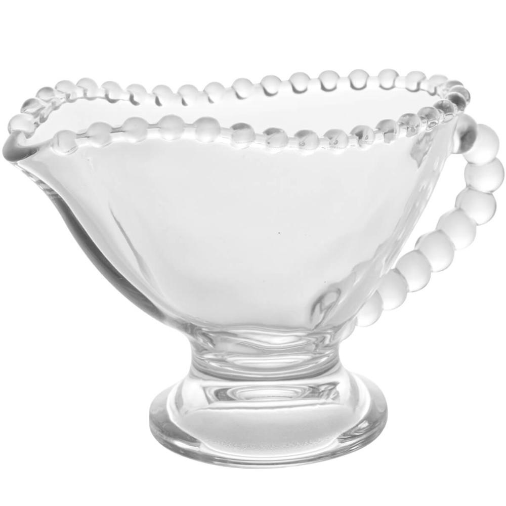 Molheira Pearl Wolff 140ml Cristal Porta Molhos Azeites e Ca