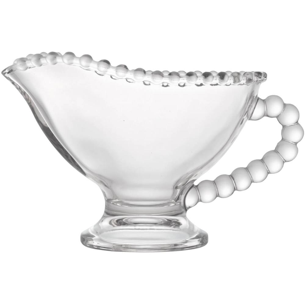 Molheira Pearl Wolff 140ml Cristal Porta Molhos Azeites e Ca