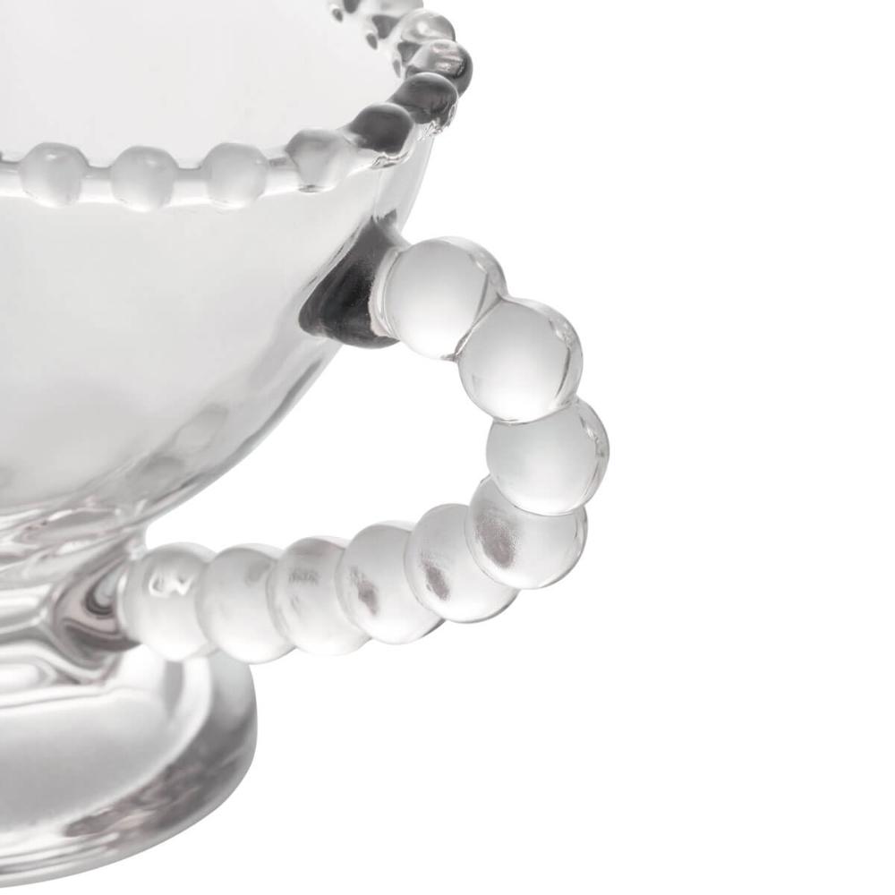 Molheira Pearl Wolff 140ml Cristal Porta Molhos Azeites e Ca