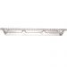 Petisqueira Cristal Wolff Pearl 3 Divisórias 30x13cm Incolor Petisco Relevo Mesa Posta