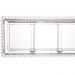 Petisqueira Cristal Wolff Pearl 3 Divisórias 30x13cm Incolor Petisco Relevo Mesa Posta