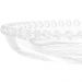 Petisqueira De Cristal Wolff Pearl 3 Divisórias 23cm Doces Aperitivos Mesa Posta