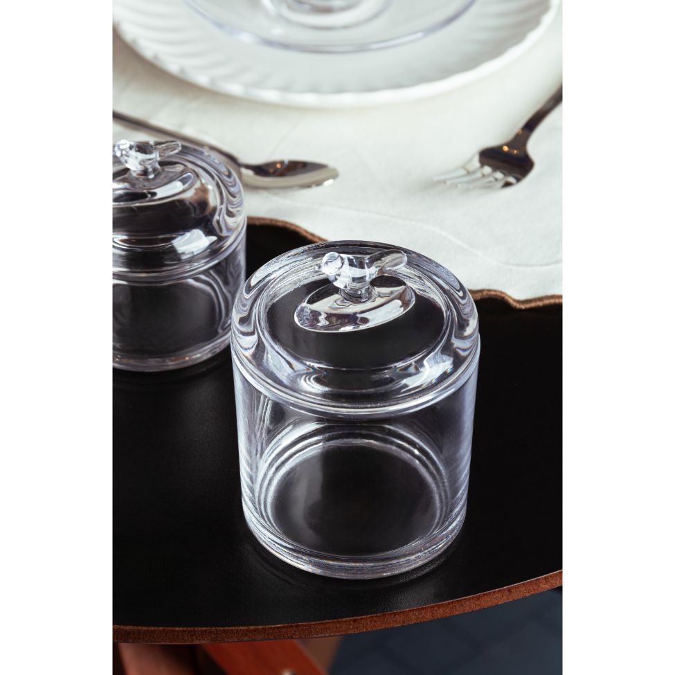 Pote Bird Transparente 10,5 cm
