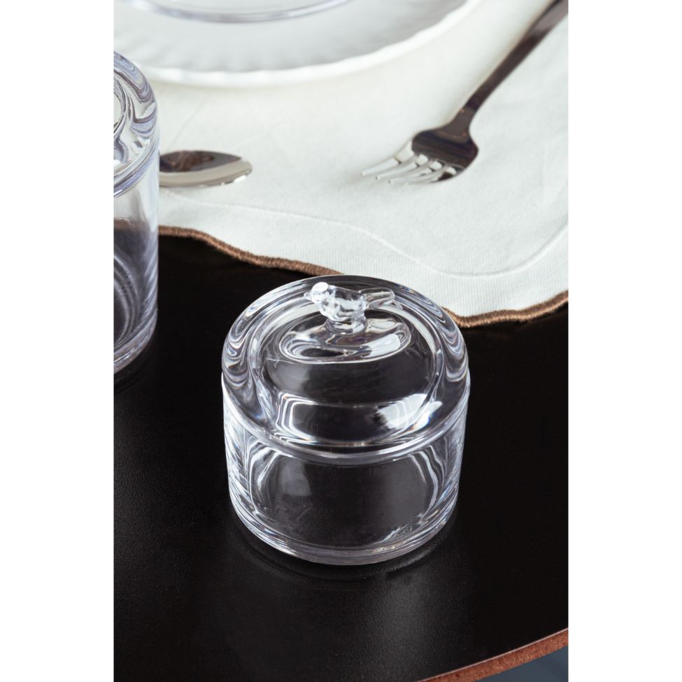 Pote Bird Transparente 7,5 cm