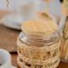 Pote Hermético de Vidro 520ml Sisal Tampa Madeira Porta Mantimentos Wolff