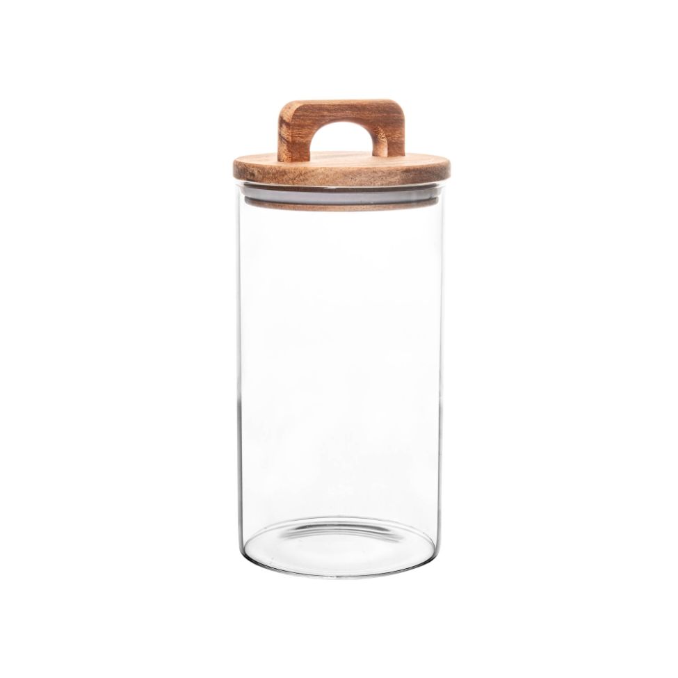 Pote para Mantimentos Acácia Transparente 1,25 L
