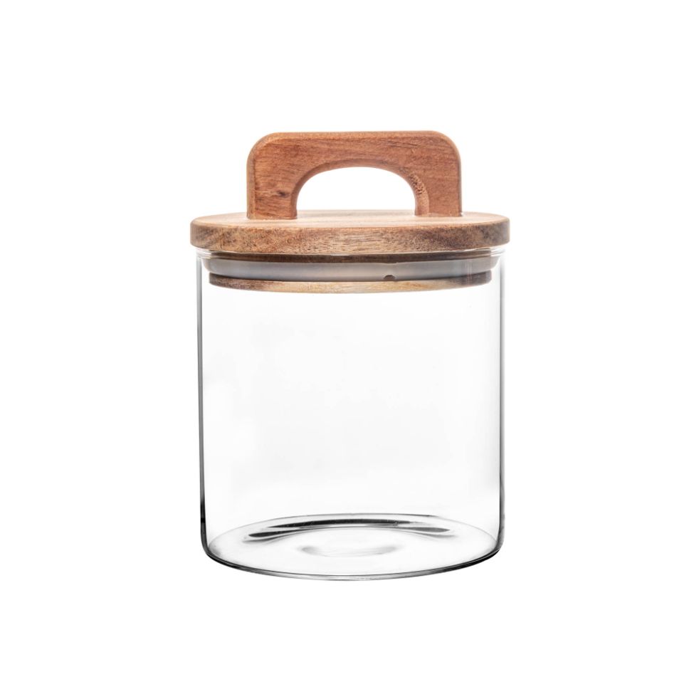 Pote para Mantimentos Acácia Transparente 700 ml