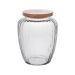 Pote para Mantimentos Pinus Transparente 1,9 L