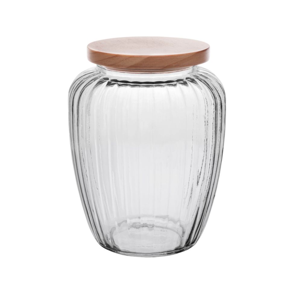 Pote para Mantimentos Pinus Transparente 1,9 L