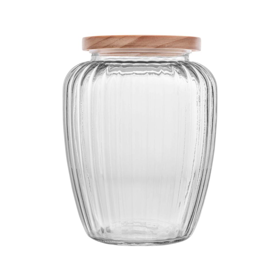 Pote para Mantimentos Pinus Transparente 1,9 L