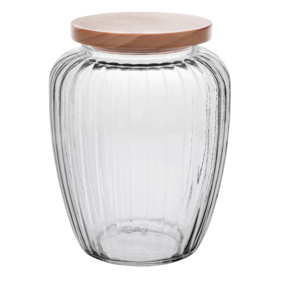 Pote para Mantimentos Pinus Transparente 2,4 L