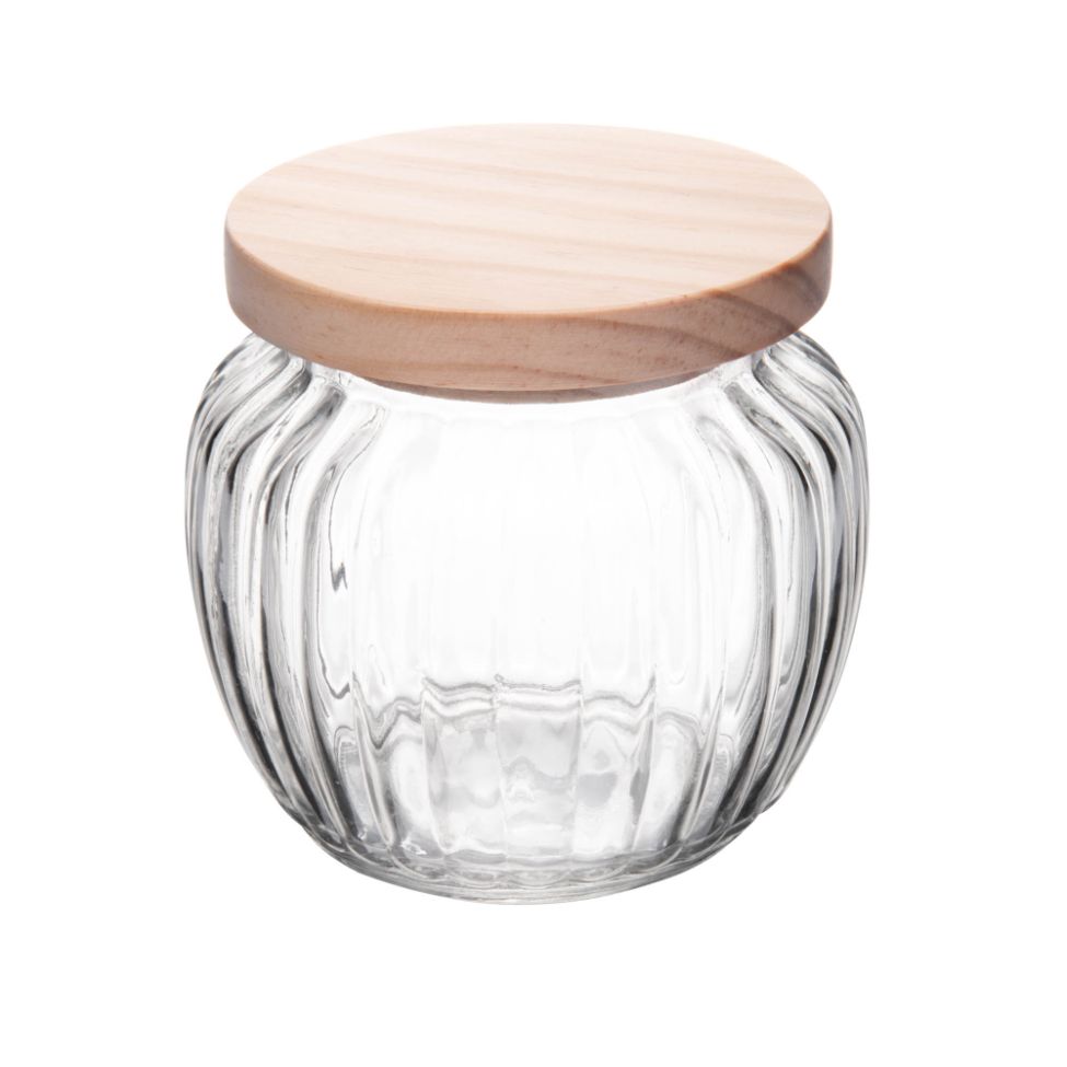 Pote para Mantimentos Pinus Transparente 600 ml