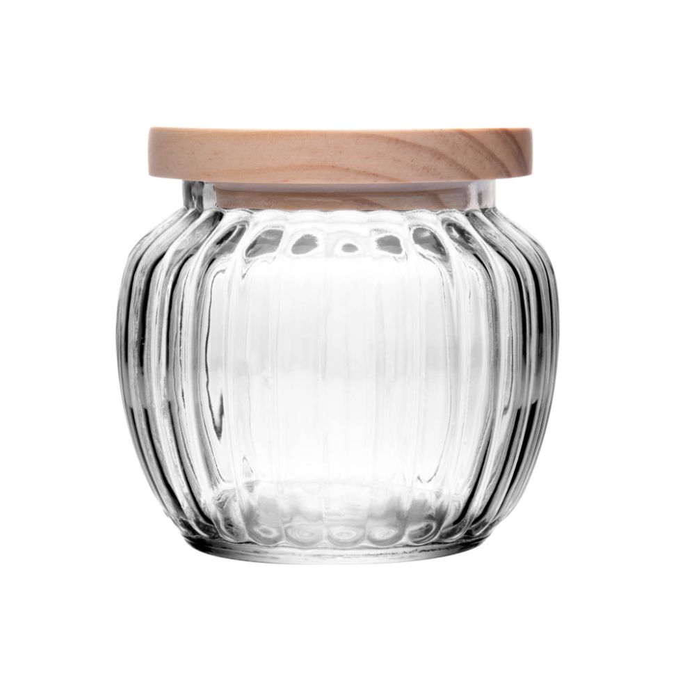 Pote para Mantimentos Pinus Transparente 600 ml