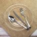 Prato Raso de Cristal Pearl Wolff 28cm com Bolinhas Mesa Posta Transparente
