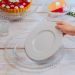 Sousplat Wolff De Cristal Pearl Redondo para Mesa Posta 32cm Incolor Avulso
