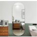 Espelho Decorativo Lapidado Oval 50x100cm
