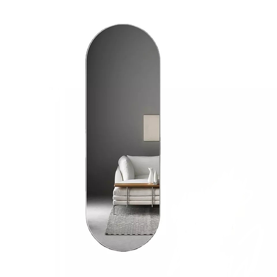 Espelho Decorativo Lapidado Oval 50x100cm