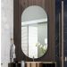 Espelho Decorativo Lapidado Oval 50x80cm
